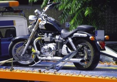 this image shows motorcycle towing services in New Britain, CT